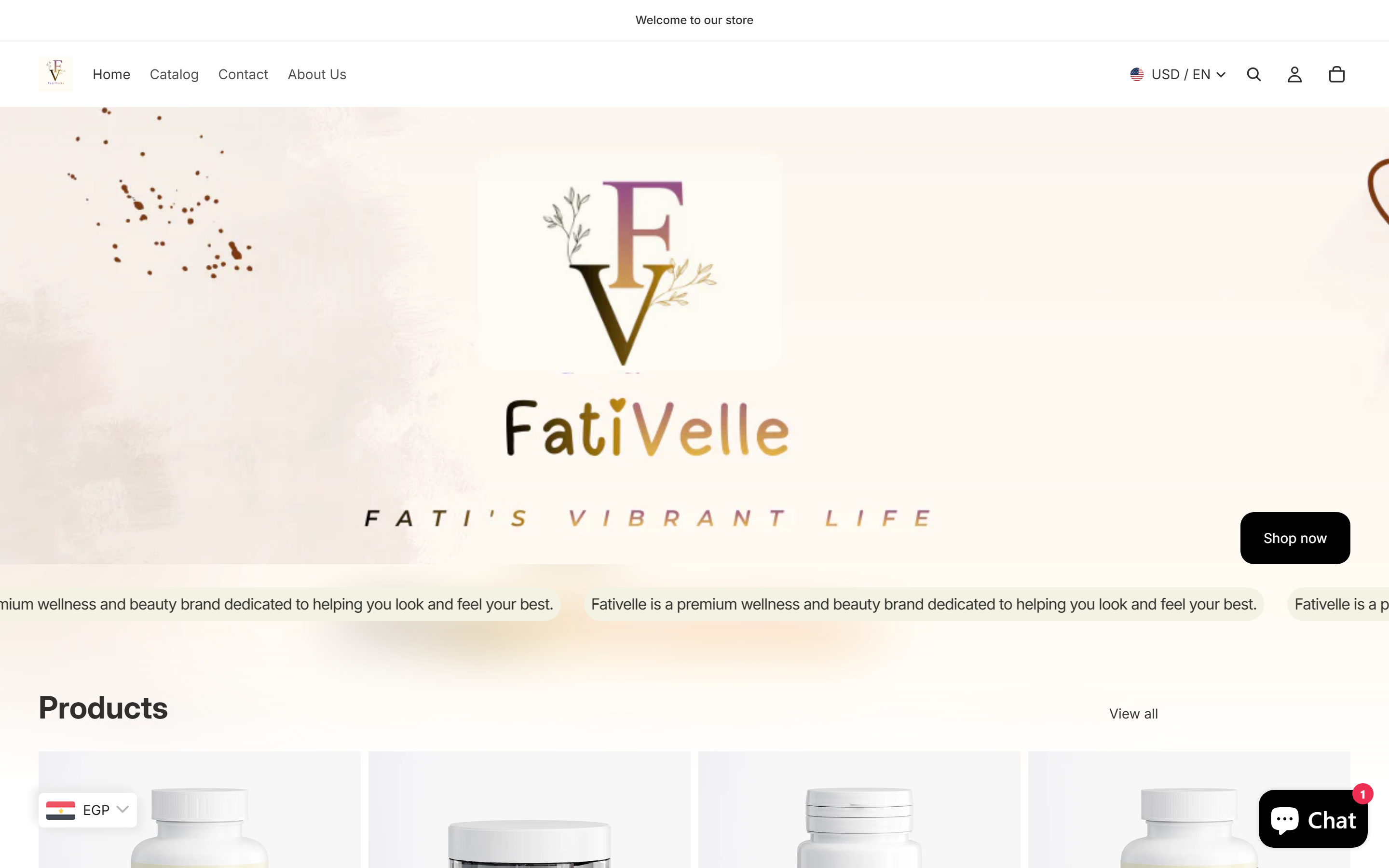 Fativelle — website preview