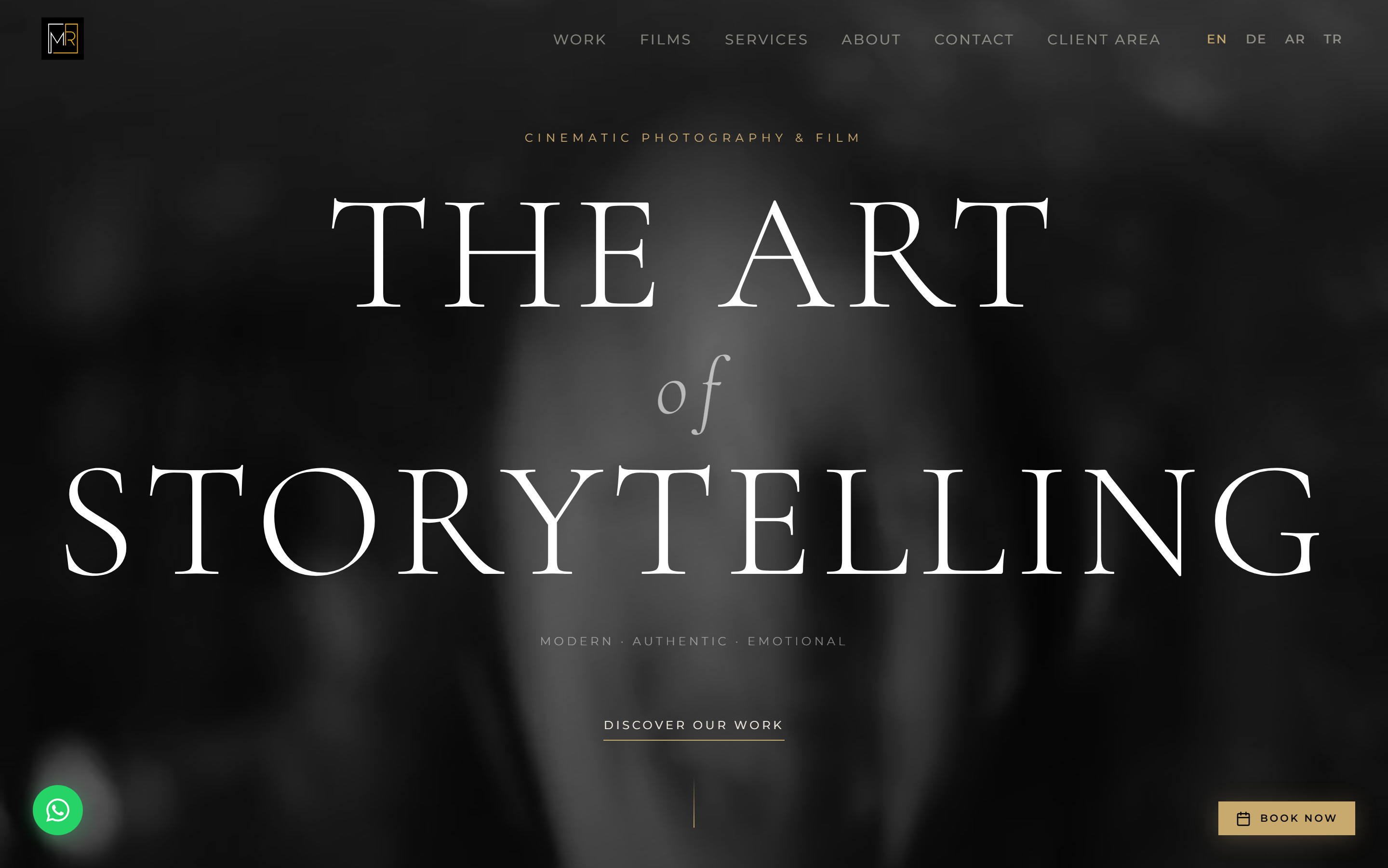 MR Productions — website preview
